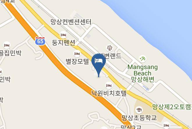 Donghaesi - East Coast Energy Hot Springs Convention Hotel Maps
