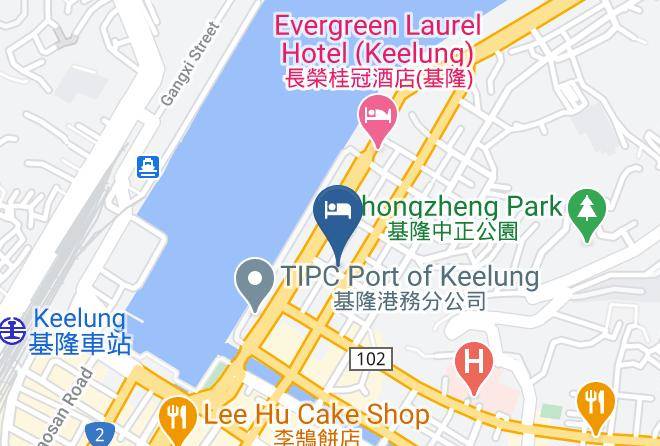 East Coast Star Boutique Hotel Mapa - Taiwan - Keelung City