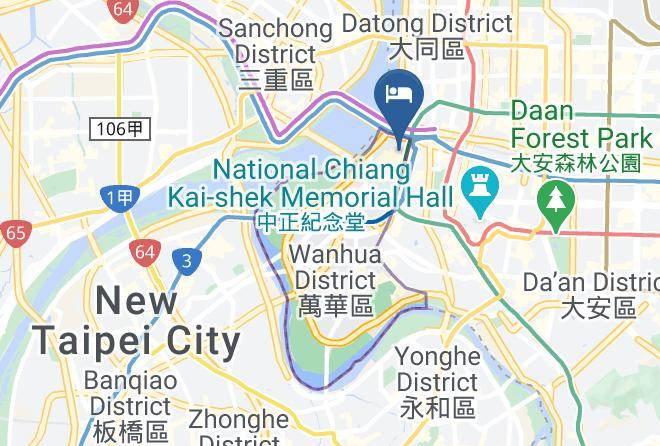 Wanhua District Ximending - East Dragon Hotel Maps