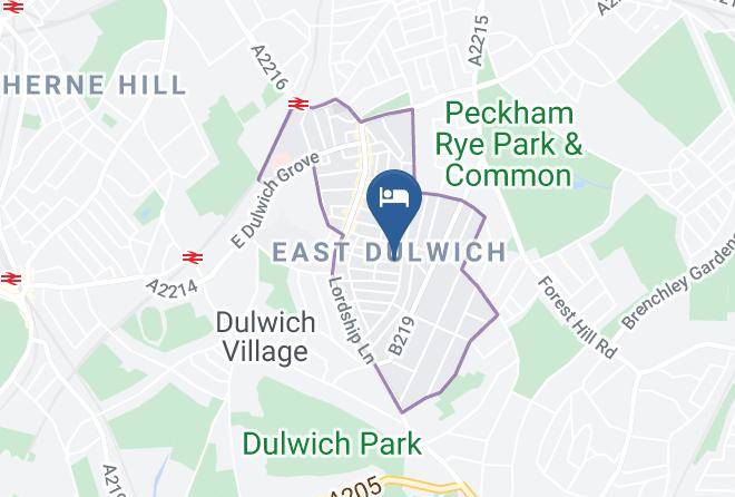 London - East Dulwich B&b Maps