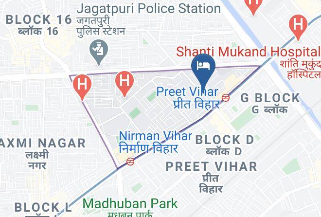 New Delhi - East End Retreat Maps