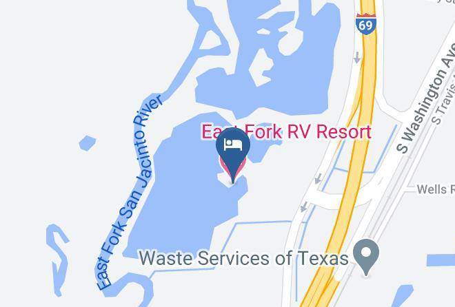 East Fork Rv Resort Map