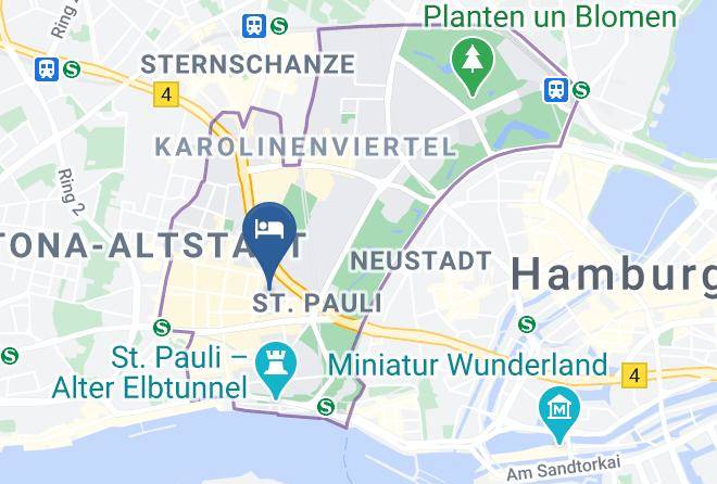Stadt Hamburg - East Hotel Hamburg Maps