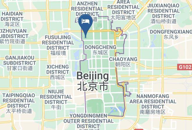 Dongcheng District - East Hotel The Forbidden City Drum Tower Maps