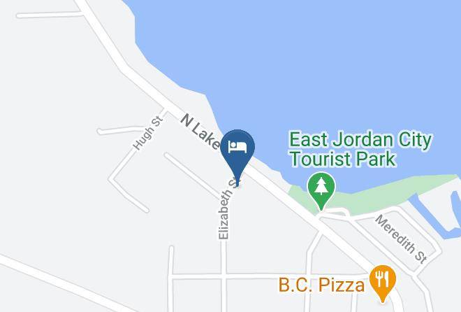 East Jordan Motel Map