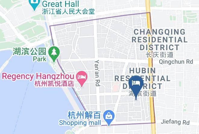 Hangzhou - East King Business Hotel Maps