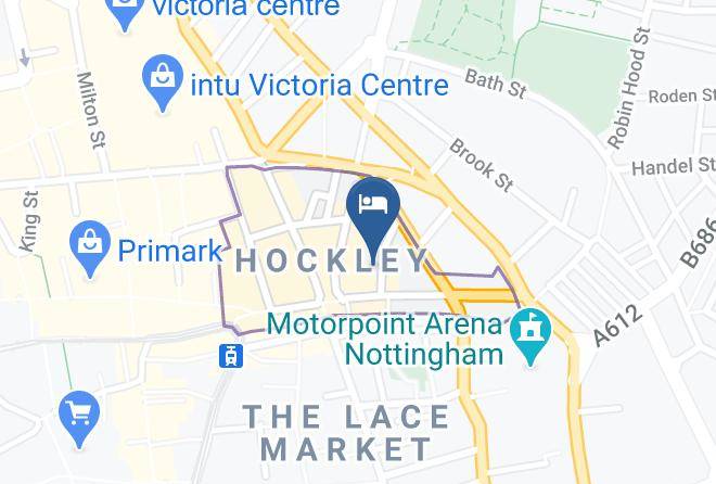East Midlands City Stays Map