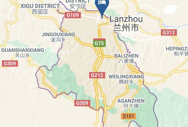 Lanzhou - East Queen Hotel Entertainment Center Maps