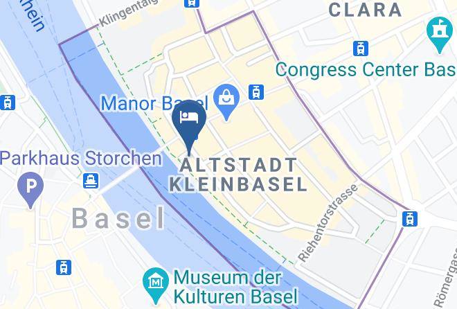 East West Hotel Basel Map