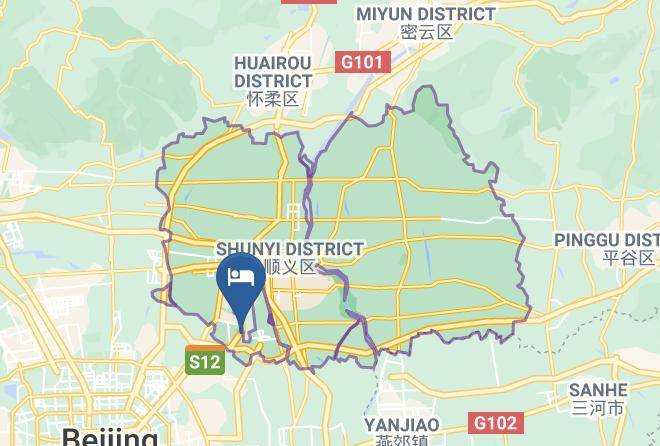 Shunyi District - Eastern Air Business Hotel Beijing Maps