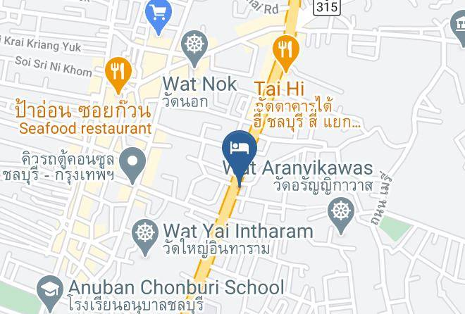 Mueang Chonburi District - Eastern Hotel Maps