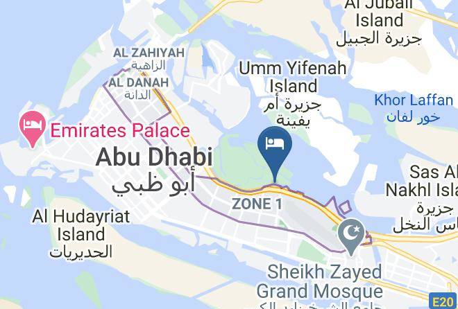 Anantara Eastern Mangroves Abu Dhabi Hotel Map