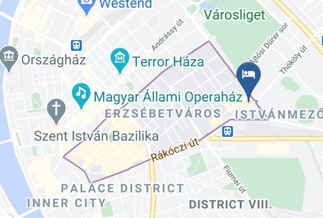 Budapest Erzsebetvaros - Eastern Station Backpackers Maps