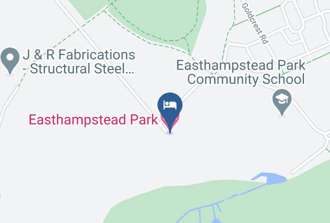 Easthampstead Park Map - England - Bracknell Forest