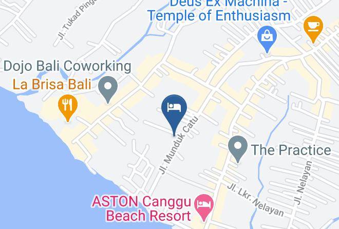 Badung Regency - Eastin Ashta Resort Canggu Maps