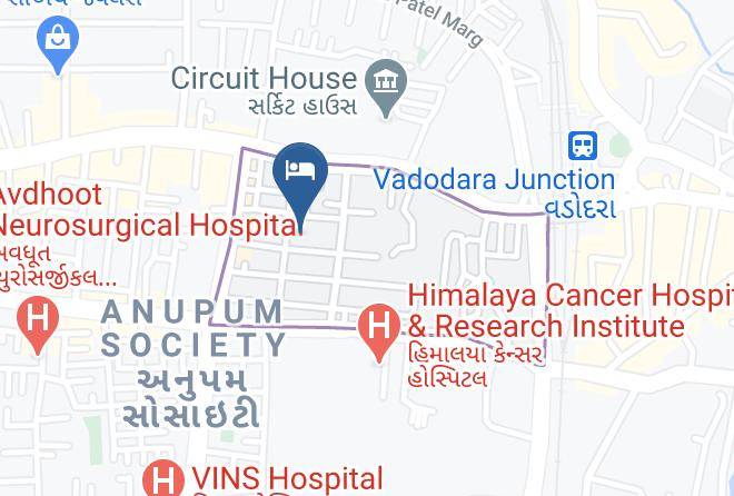 Vadodara - Eastin Residences Vadodara Maps