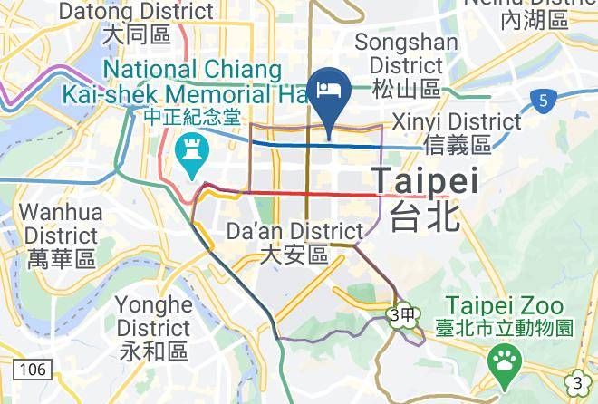 Eastin Taipei Hotel Map