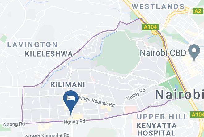Nairobi - Eastland Hotel Nairobi Maps