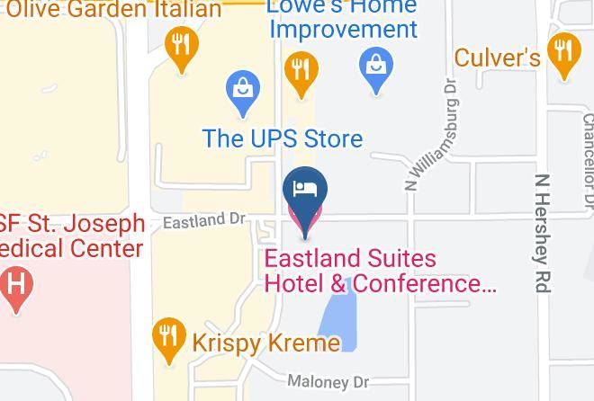 Mclean - Eastland Suites Hotel & Conference Center Bloomington Maps