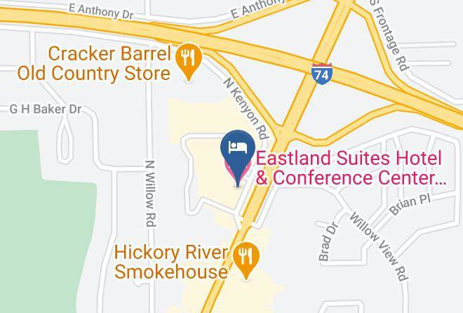 Champaign - Eastland Suites Hotel & Conference Center Urbana Champaign Maps