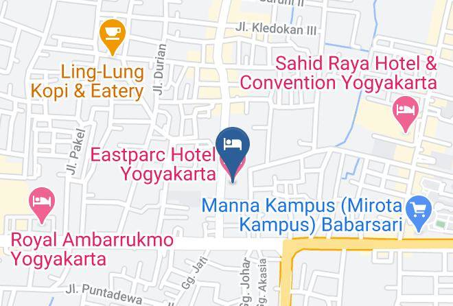 Sleman - Eastparc Hotel Yogyakarta Maps