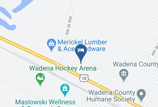 Wadena - Eastwood Inn Of Wadena Maps
