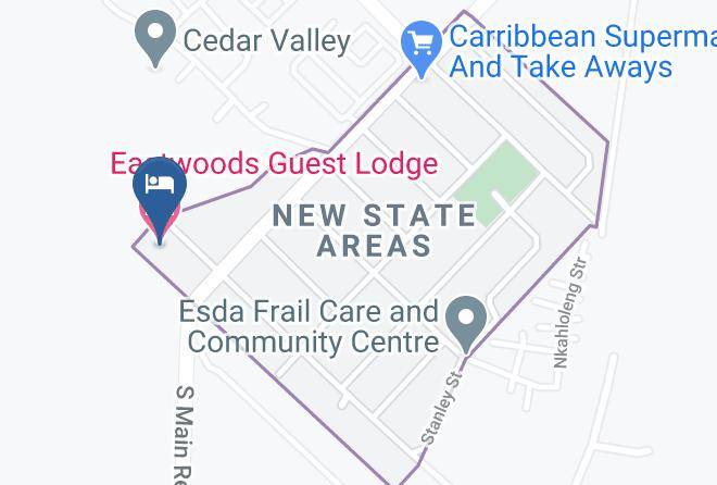 Ekurhuleni - Eastwoods Guest Lodge Maps