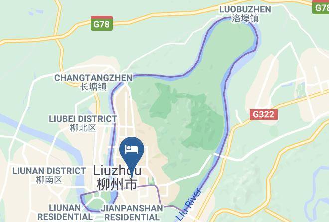 Liuzhou - Easy Hotels Maps