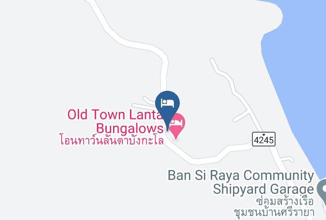 Amphoe Ko Lanta - Easy Life Lanta Bungalows Maps
