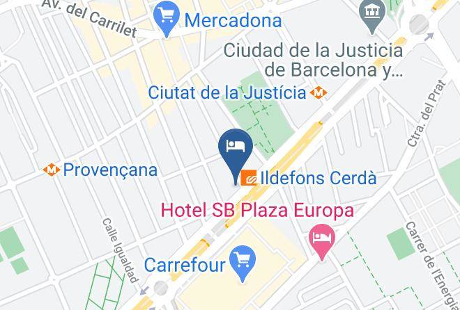 Easyhotel Barcelona Fira Map
