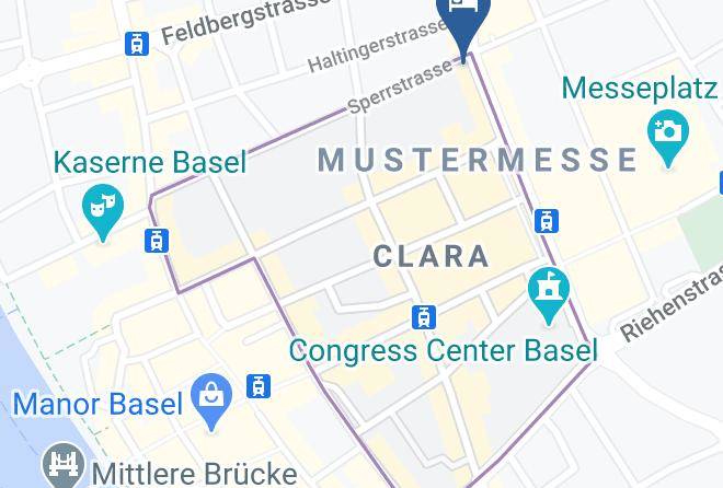 Basel - Easyhotel Basel Maps