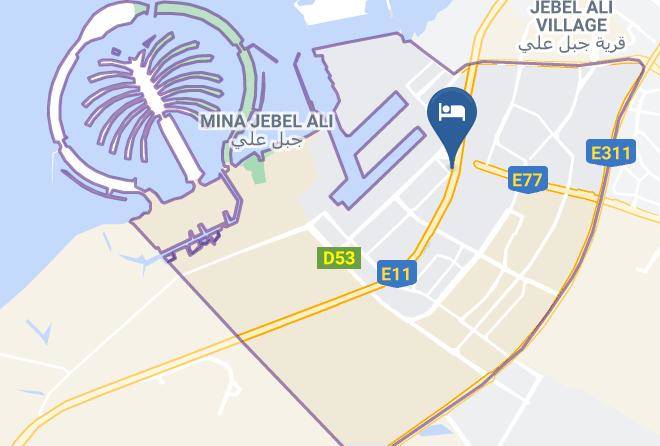 Dubai - Easyhotel Dubai Jebel Ali Maps