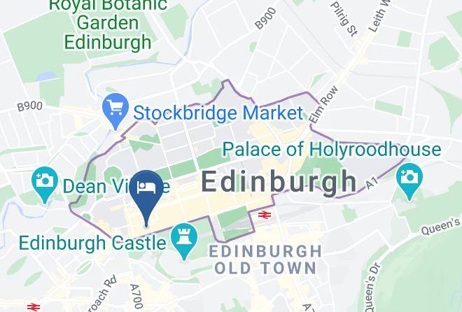 Edinburgh City - Easyhotel Edinburgh Maps