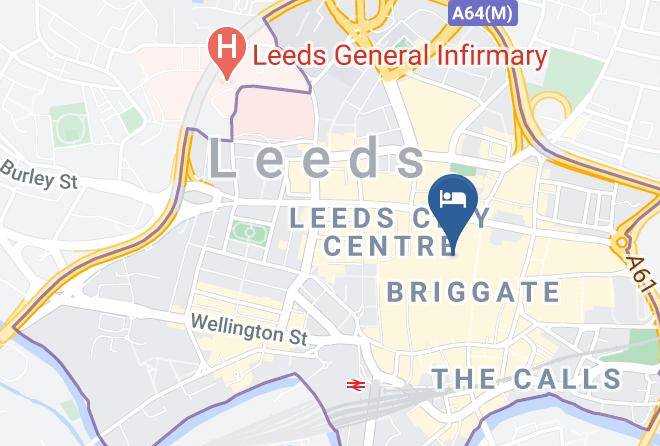 Leeds - Easyhotel Leeds City Centre Maps