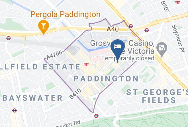 London - Easyhotel London Paddington Maps