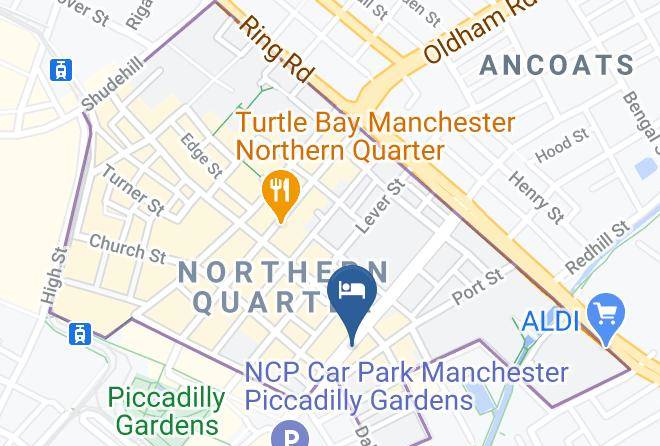Greater Manchester - Easyhotel Manchester City Centre Maps