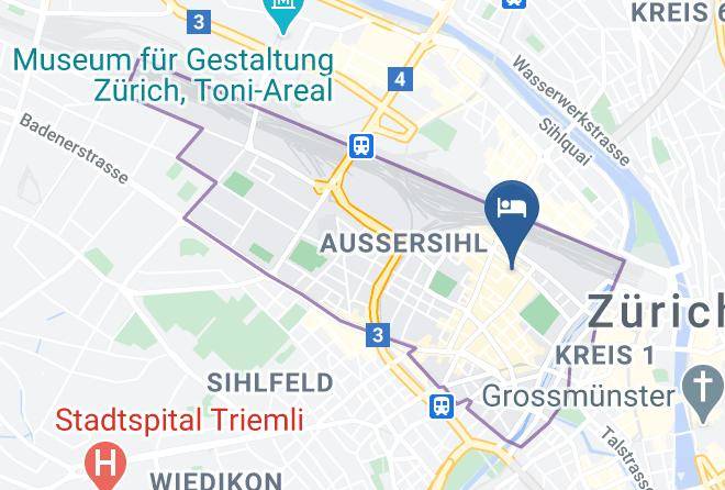 Zurich - Easyhotel Zurich City Centre Maps