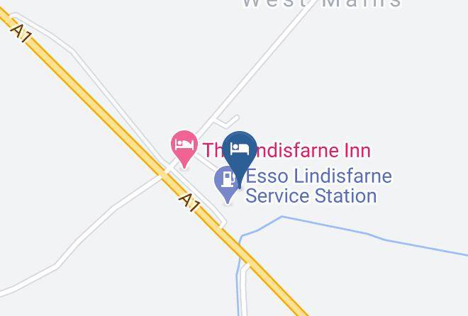 Eat And Sleep Lindisfarne Map