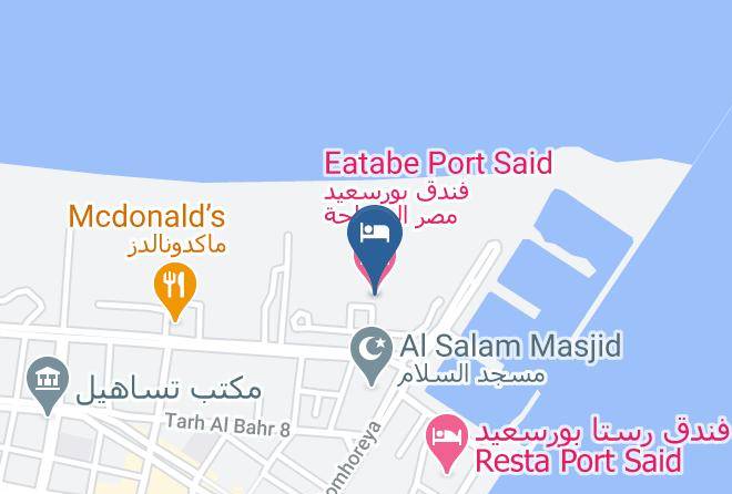 Eatabe Port Said Hotel Map