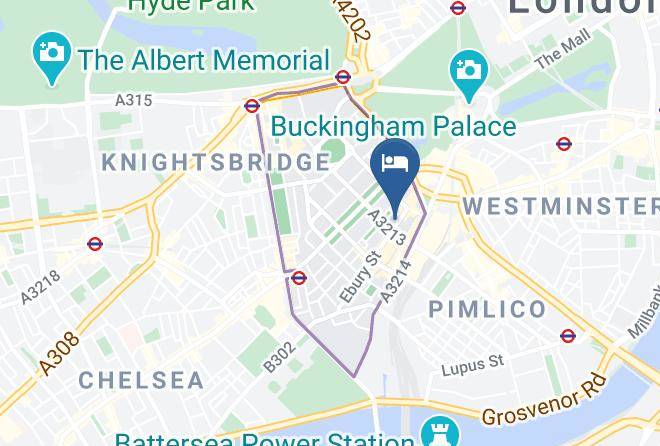 London - Eaton Square Hotel Maps