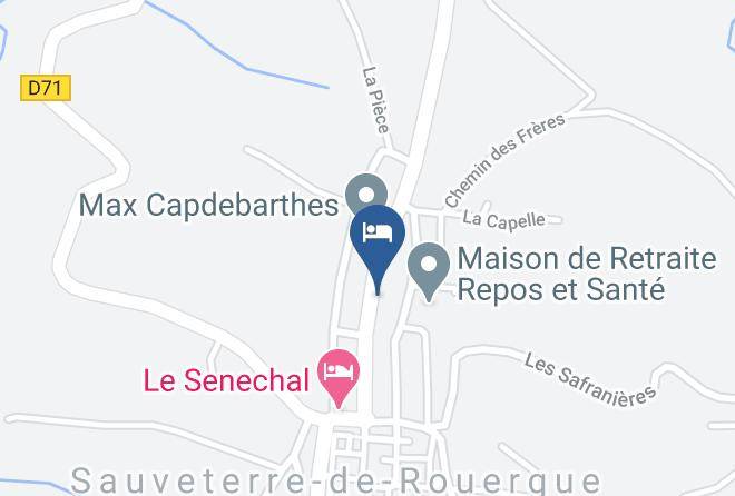 Aveyron - Eaux Vives Chambres D'hotes Maps