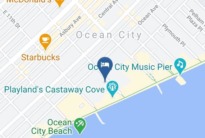 Cape May - Ebb Tide Suites At Shorebreak Resorts Maps