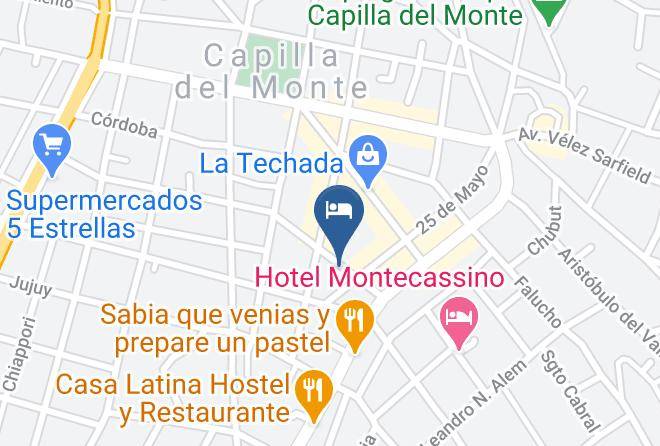 Punilla Department - Ebenezer Hosteria Maps