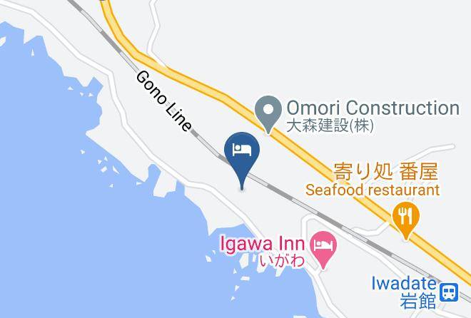 Happo Townyamamoto District - Ebisuya Honkan Maps