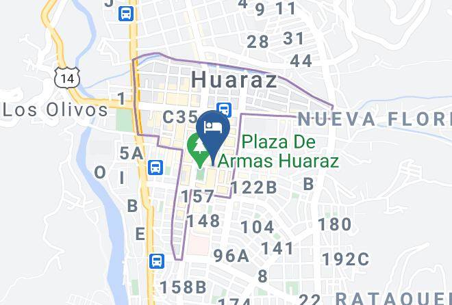 Huaraz - Ebony Hotel Maps