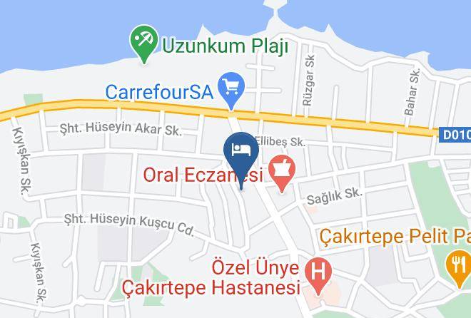 Unye - Ebru Pansiyon Maps