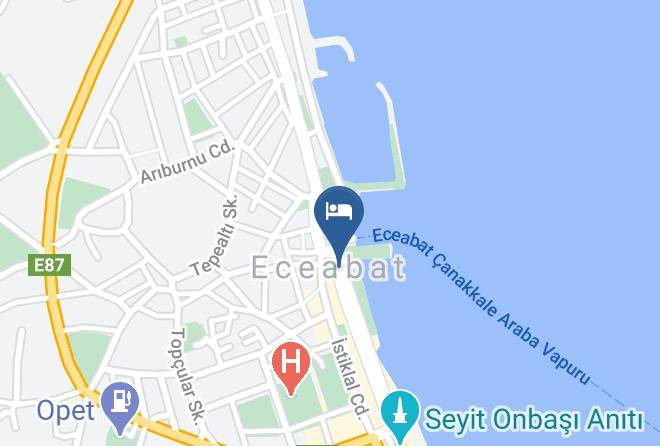 Eceabat - Ece Hotel Eceabat Maps