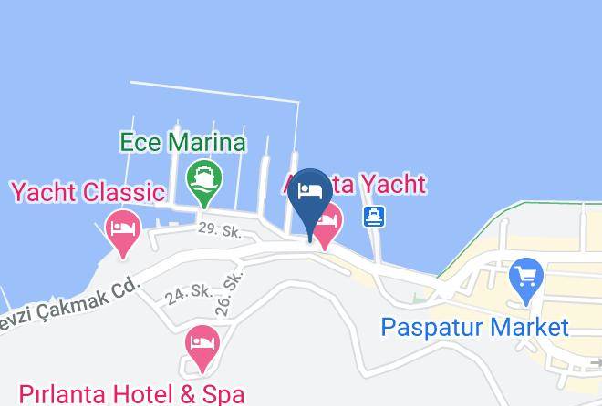Fethiye - Ece Marina Suit Maps