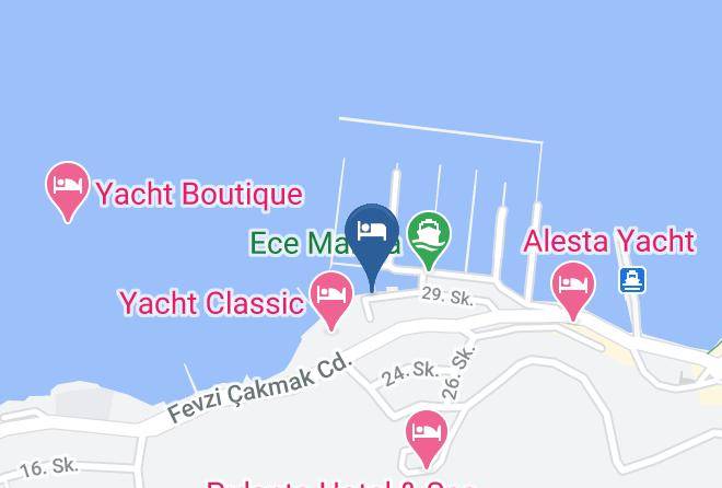 Fethiye - Ece Saray Marina&resort Maps