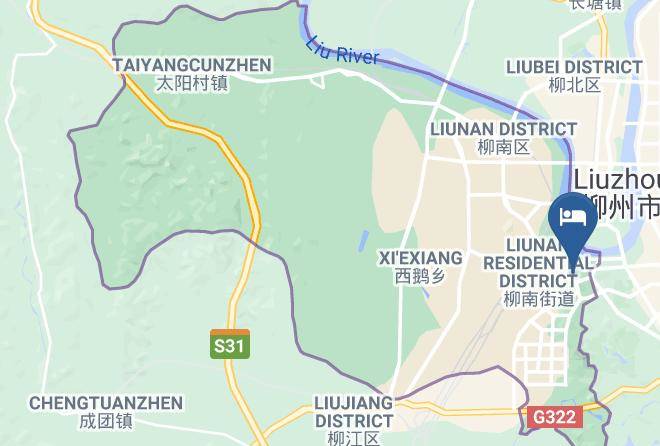 Liuzhou - Echeng Hotel Maps